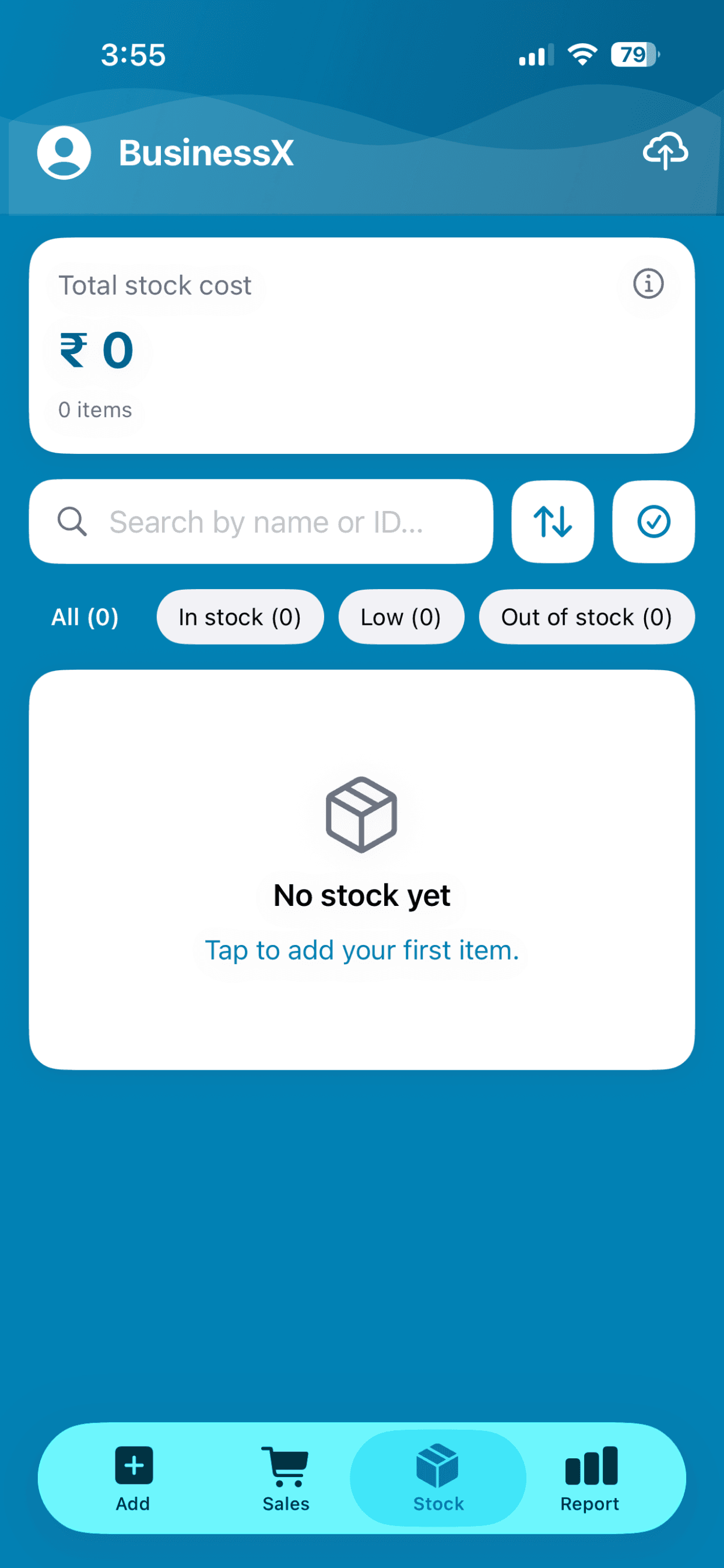 BusinessX stock screen